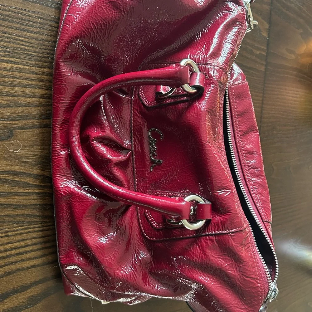 Coach patent leather bag + wallet - Picture 2 of 13